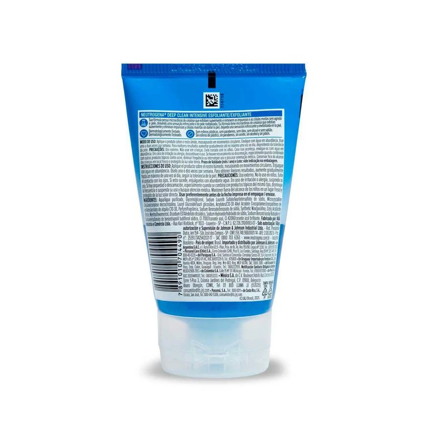 Neutrogena Esfoliante Facial Deep Clean Energizing em Gel com 100g