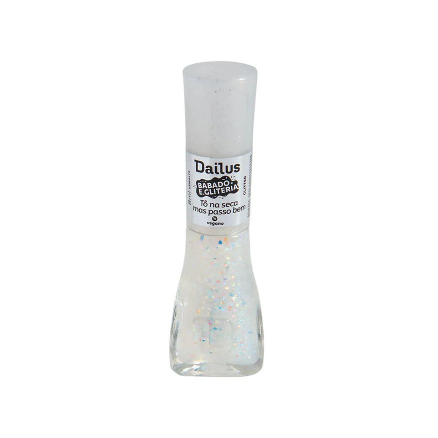 Dailus Esmalte Babado e Gliteria 8ml - Tô Na Seca Mas Passo Bem