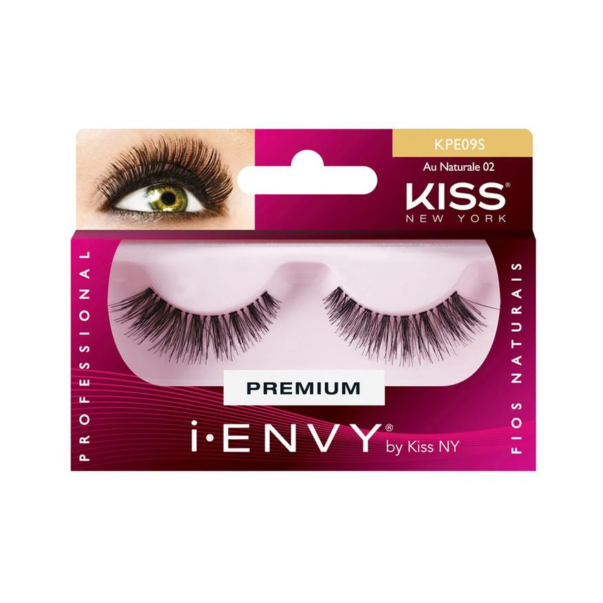 Natura Cílios Postiços Kiss NY I-Envy Au Naturale 02 com 1 par
