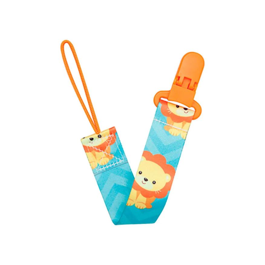 Buba Prendedor de Chupeta Baby Animal Fun Leão com 1 unidade