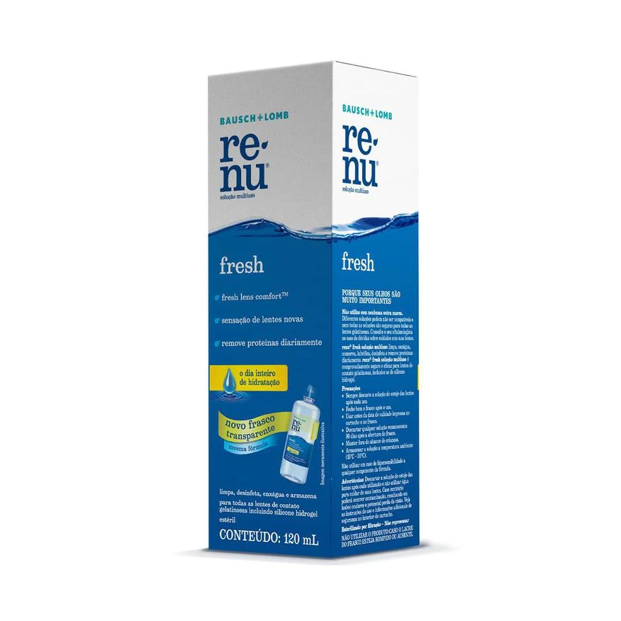 Renu Plus Renu Fresh Solução Multiuso