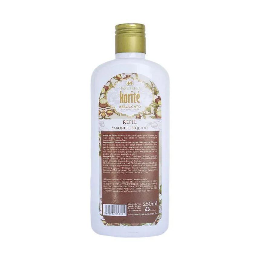 Madressenza Refil Sabonete Líquido Karité 250ml