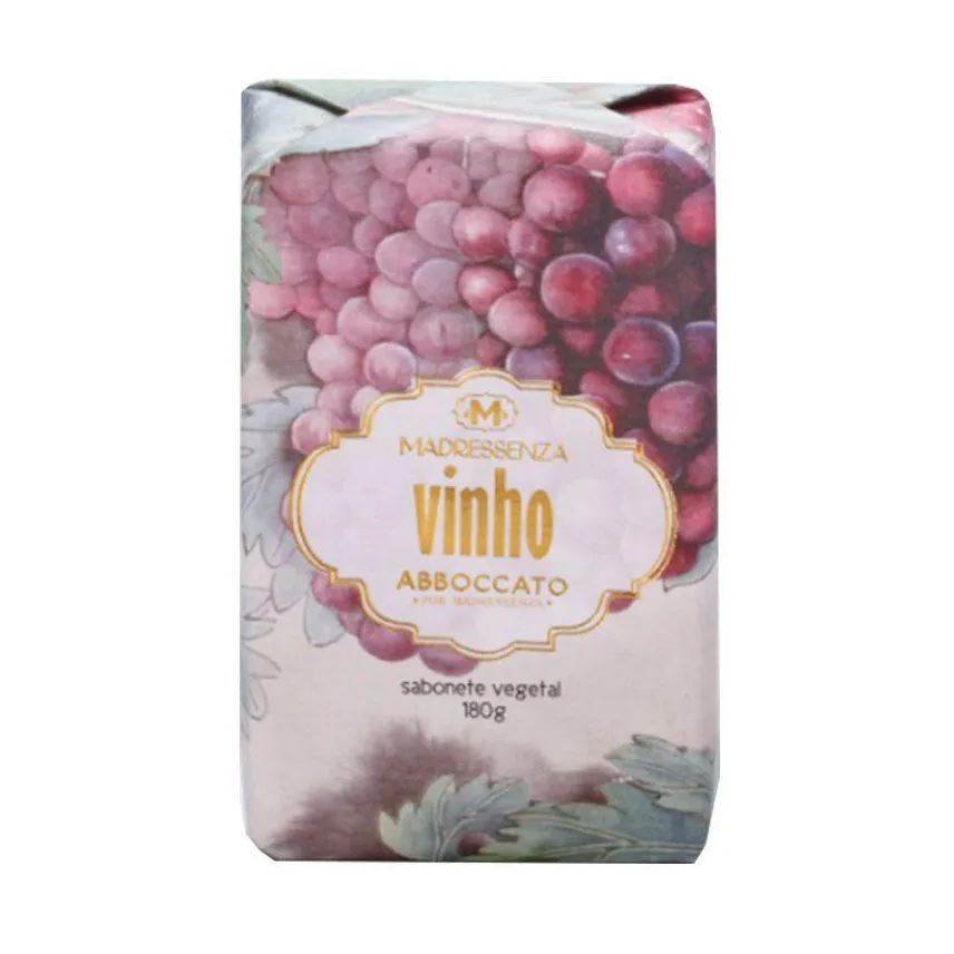 madressenza Sabonete vegetal em barra vinho 180g
