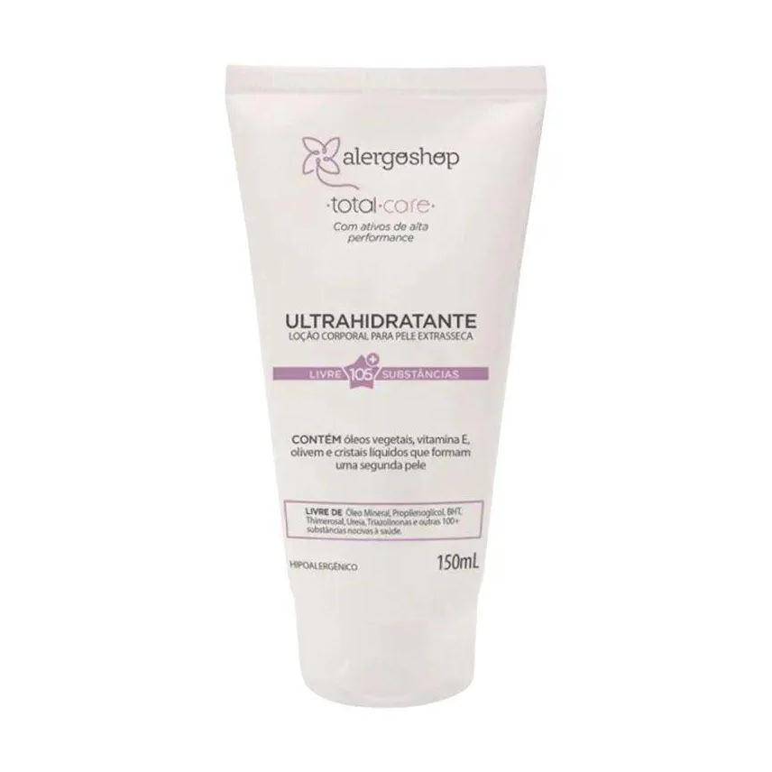 Alergoshop Loção Corporal Ultrahidratante Hipoalergênica Total Care 150ml