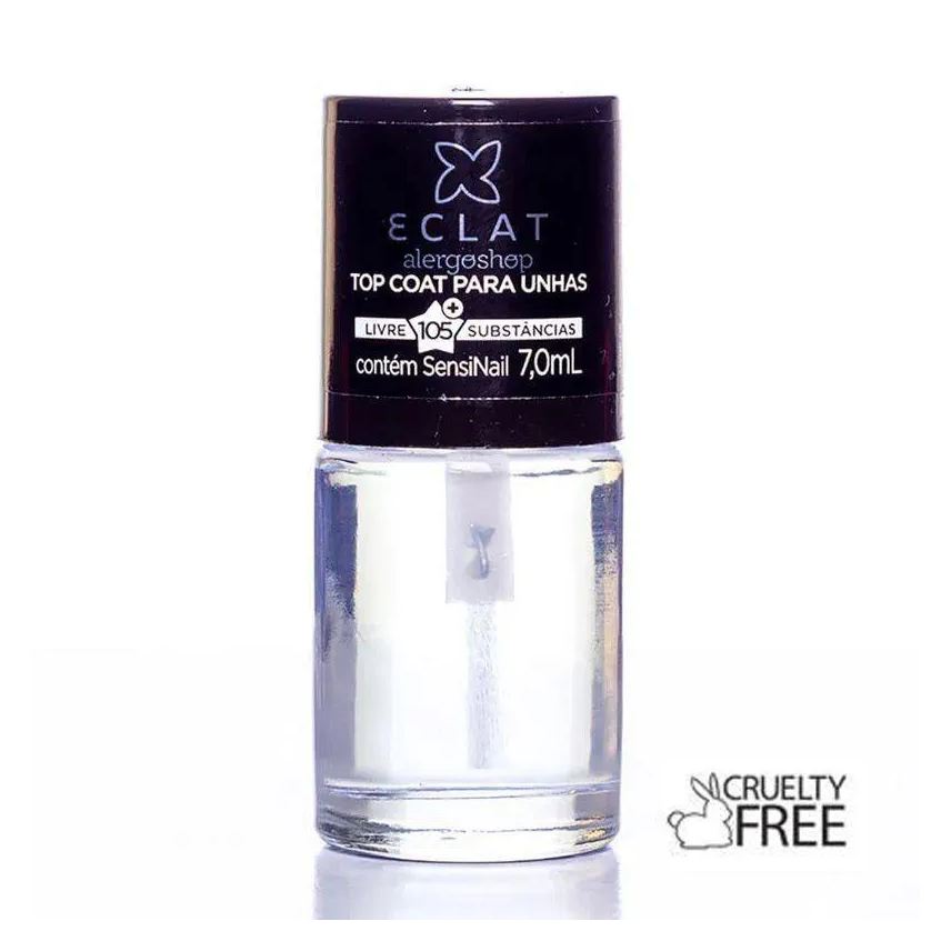 Alergoshop Esmalte Top Coat para Unhas Hipoalergênico 7ml