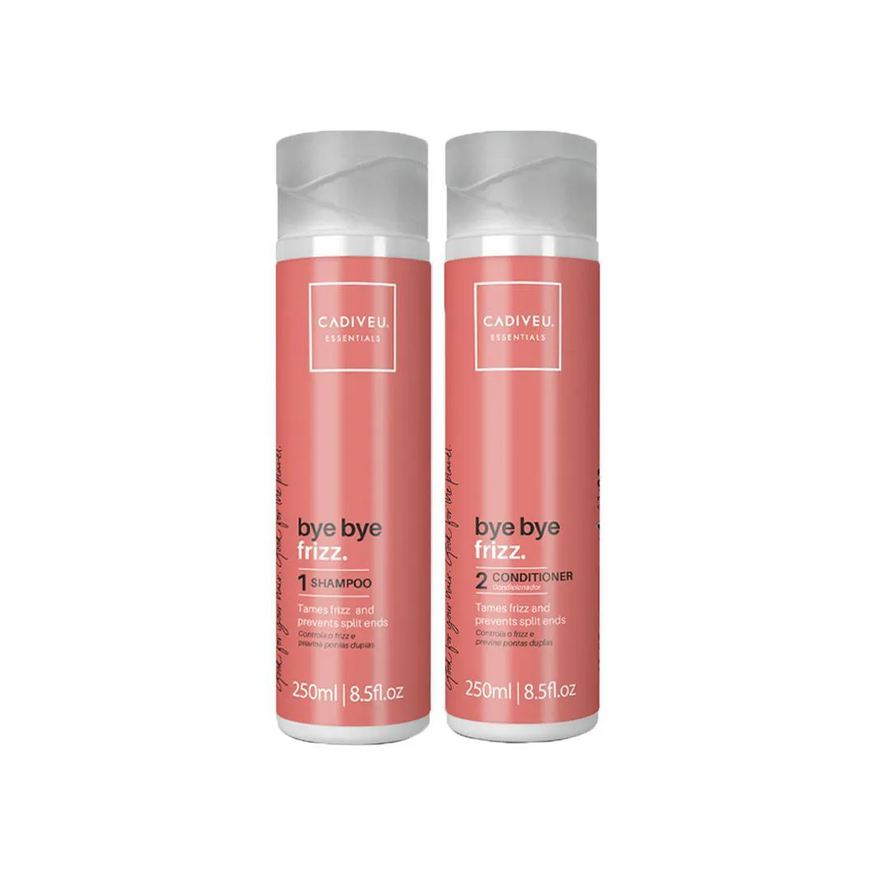 Cadiveu Kit Essential Bye Bye Frizz Shampoo 250ml+ Condicionador 250ml