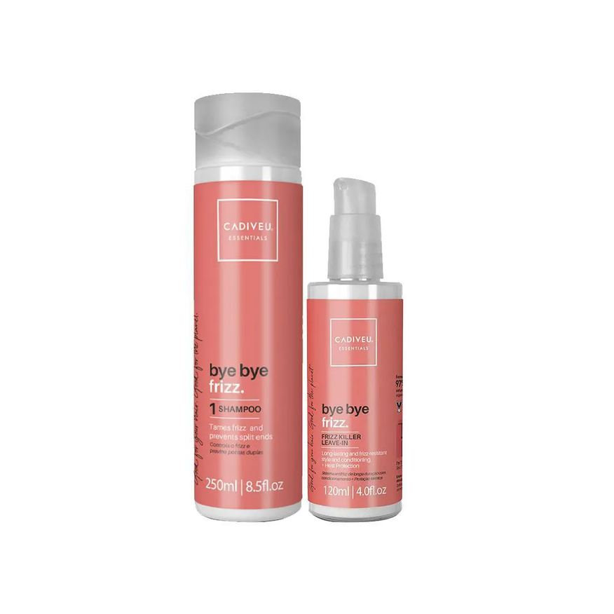Cadiveu Kit Essentials Bye Bye Frizz - Shampoo E Leave-in