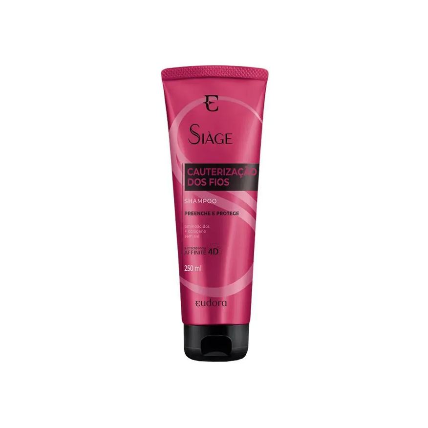 Eudora Shampoo Eud Siáge Cauterização Dos Fios 4d Preenchimento 250ml