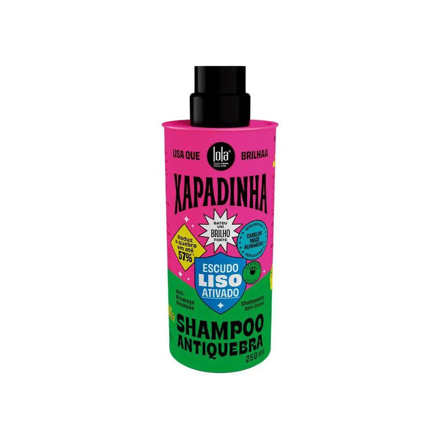Lola Shampoo Cosmetics Xapadinha Escudo Liso Ativado Proteção Térmica 250ml