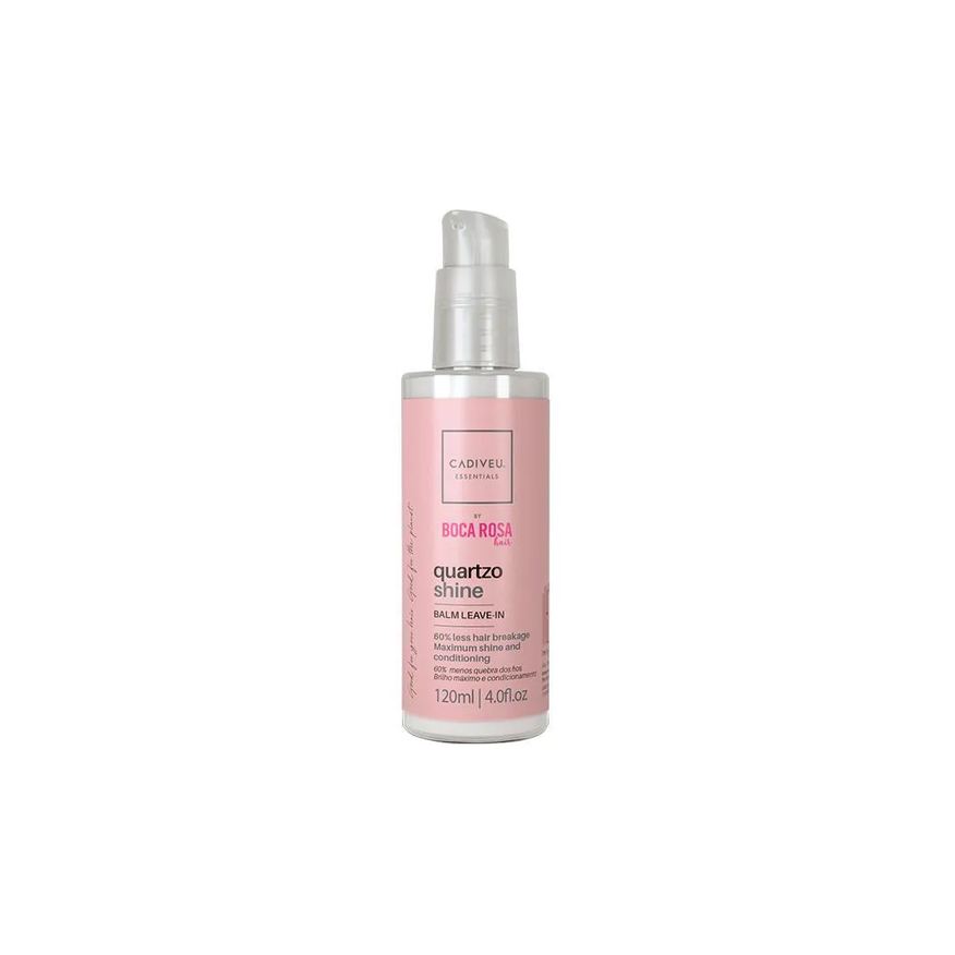 Cadiveu Leave-in Protetor Térmico Essentials Quartzo Shine By Boca Rosa Cabelos Secos E sem Vida 120ml