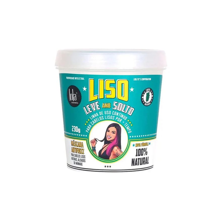 Lola Máscara de Cabelo Antifrizz Cosmetics Liso, Leve And Solto 230g