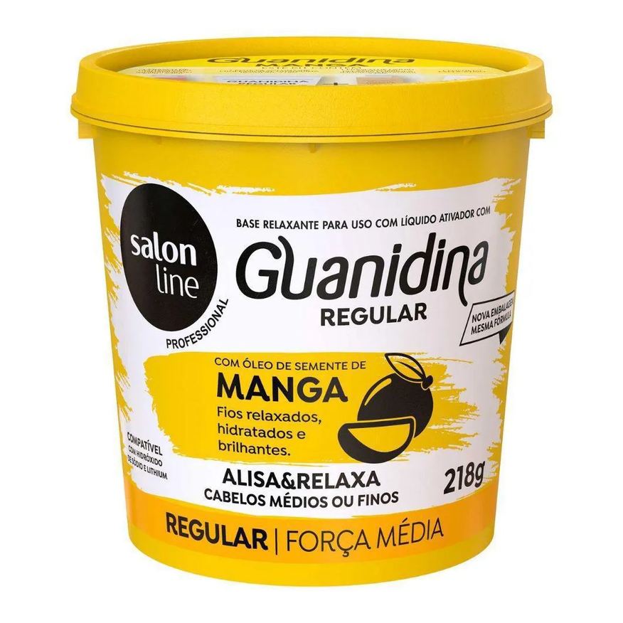 Salon Line Creme Alisante Guanidina Semente de Manga 218g