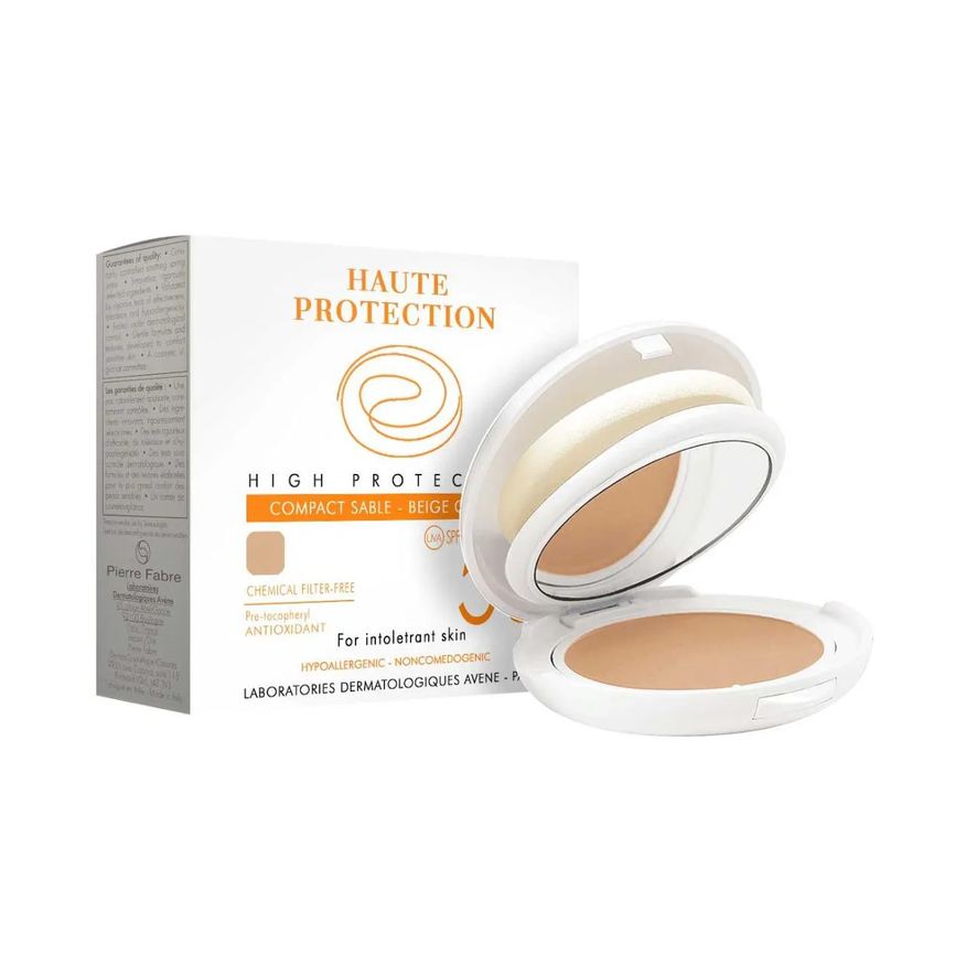 Avène Protetor Solar Compacto Fps50 Cor Sable Pele Clara 10g