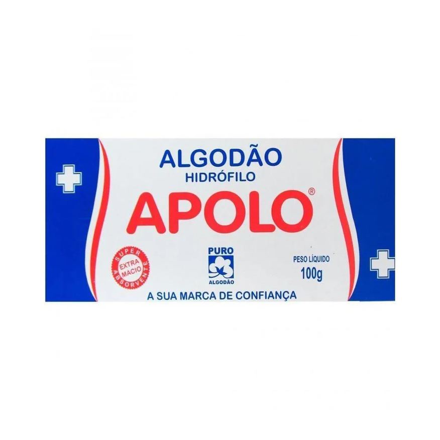 Apolo Algodão Caixa Hidrofilo 100g