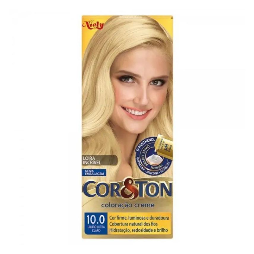 Cor&Ton Tint Cor E Ton 10.0 Louro Ultra Cl