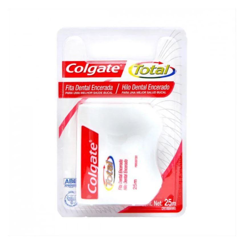 Colgate Fita Dental Total 12 Encerada 25 Metros