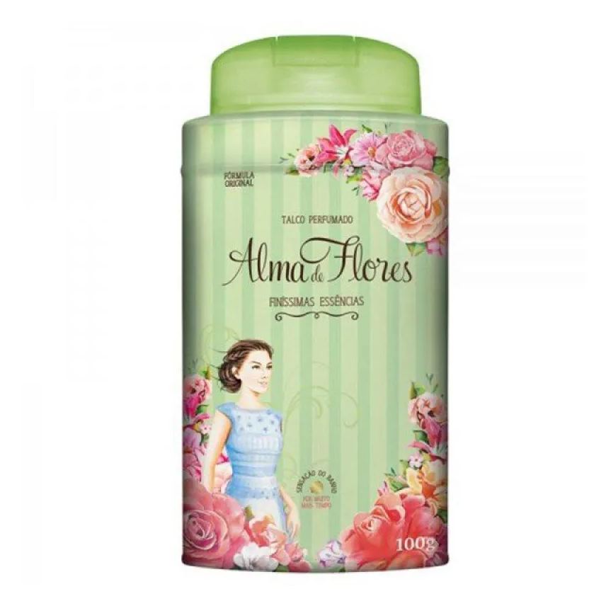 Alma Talco de Flores Finíssimas Essências Adulto 100g