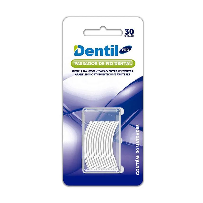 Dentil Passador de Fio Dental Pro 30 unidades
