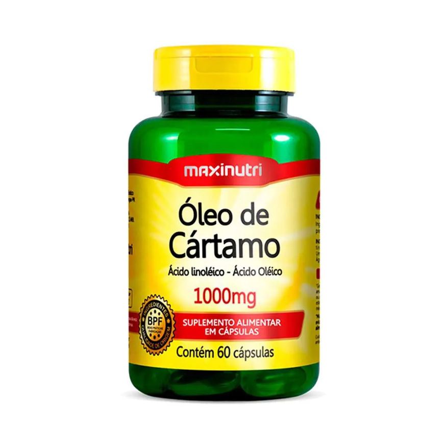 maxinutri Óleo de cartamo 1000mg com 60 capsulas