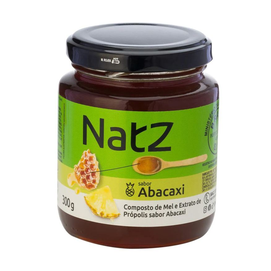 de Composto Mel e Própolis Natz Abacaxi 300g