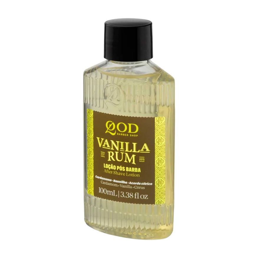 Pós Loção Barba QOD Vanilla Rum 100ml
