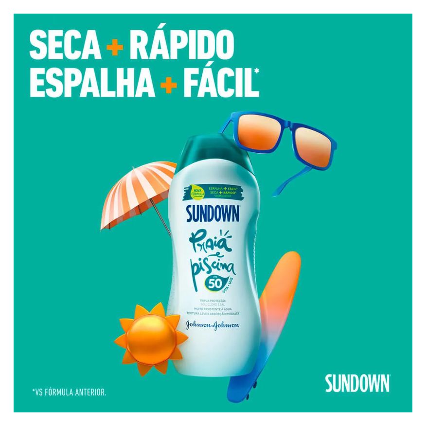 Sundown Protetor Solar Corporal Loção FPS 50 350ml
