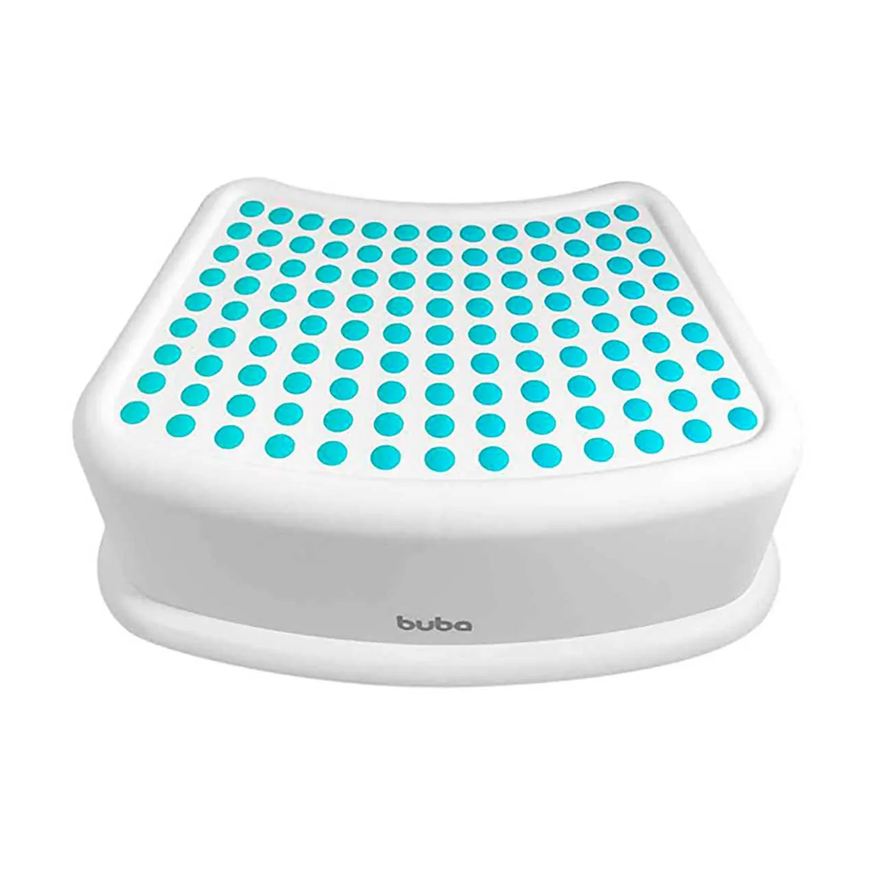 Buba Degrau Infantil Antiderrapante Baby Azul 1 unidade