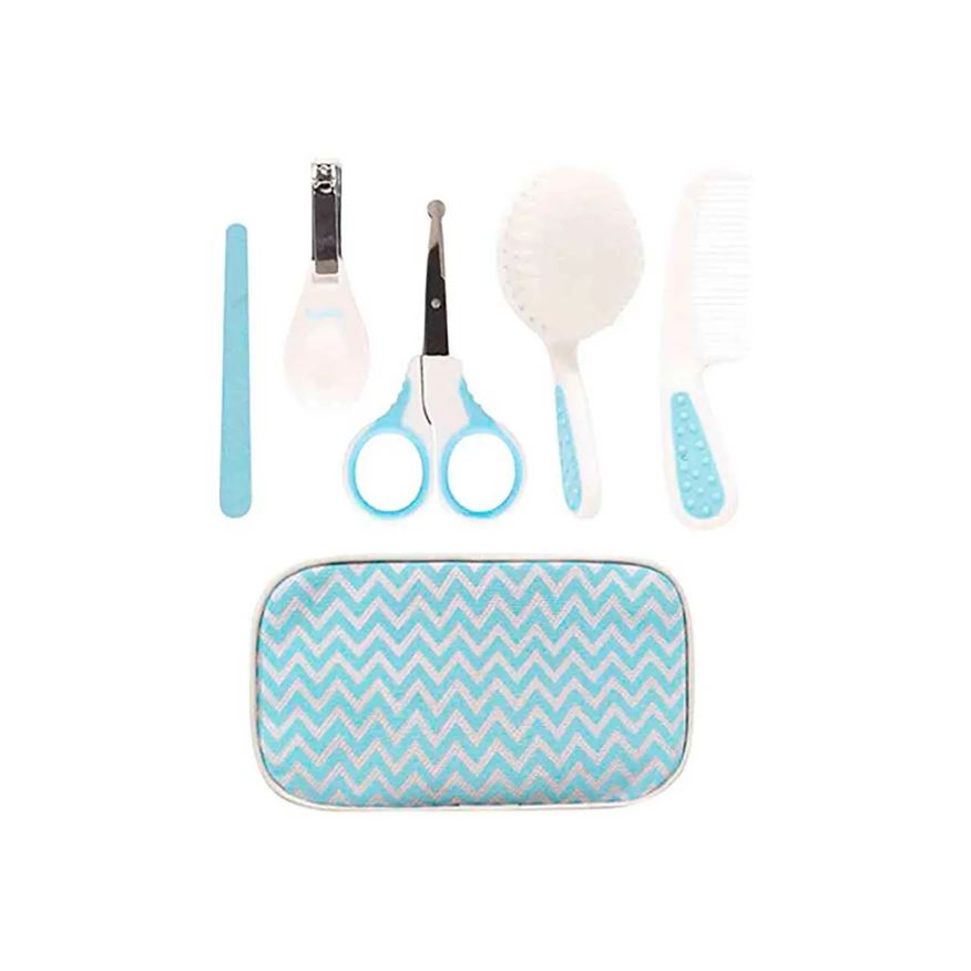 Buba Kit Cuidados Pessoais Baby Azul com Estojo 5 peças