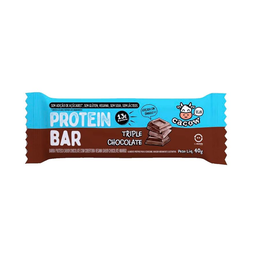 Cacow Barra de Proteína Protein Bar Triplo Chocolate 13g