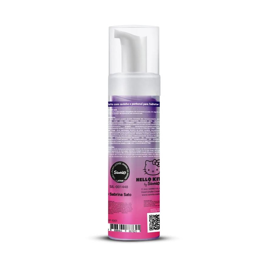 Espuma Sabonete Facial Sabrina Sato Hello Kitty Lavanda 150ml