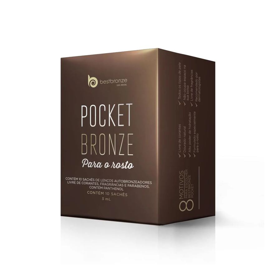 Best Bronze Pocket bronze caixa com 10un