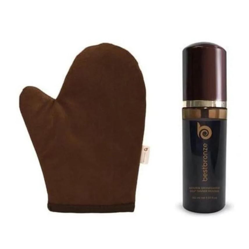 Best Bronze Mousse Autobronzeador Dark Express + Luva Aplicadora - Make It Easier sem Fragrância