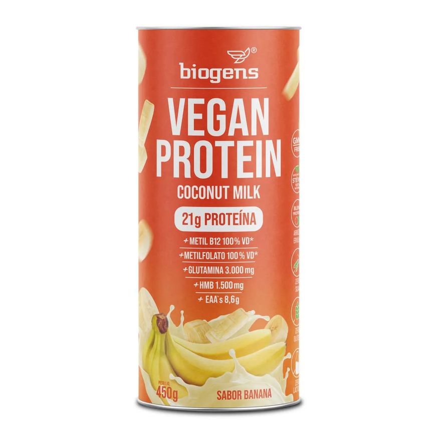 Biogens vegan protein 450g banana