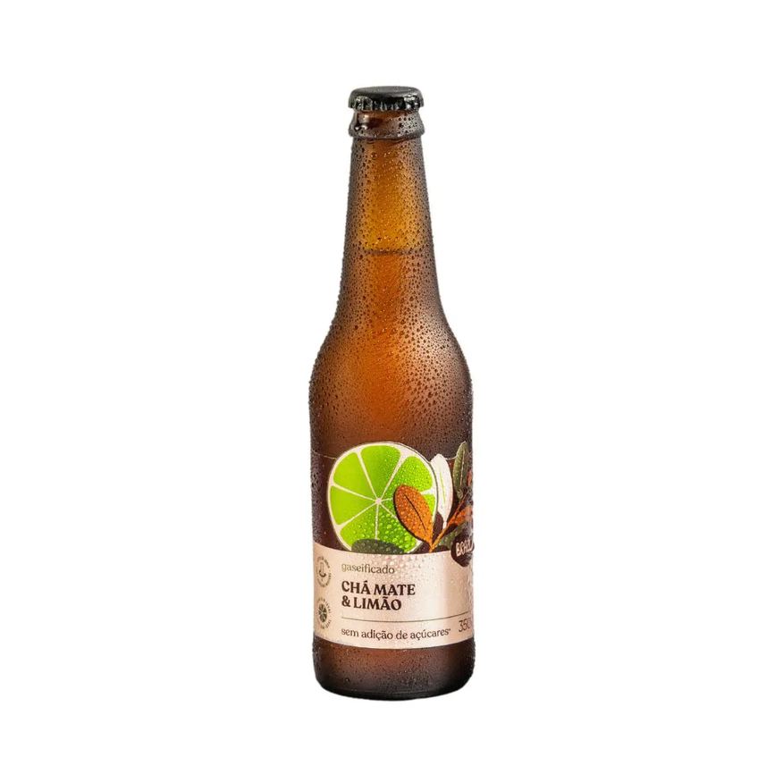 Brazô Kit 3x: Chá Mate com Limão Gaseificado 350ml