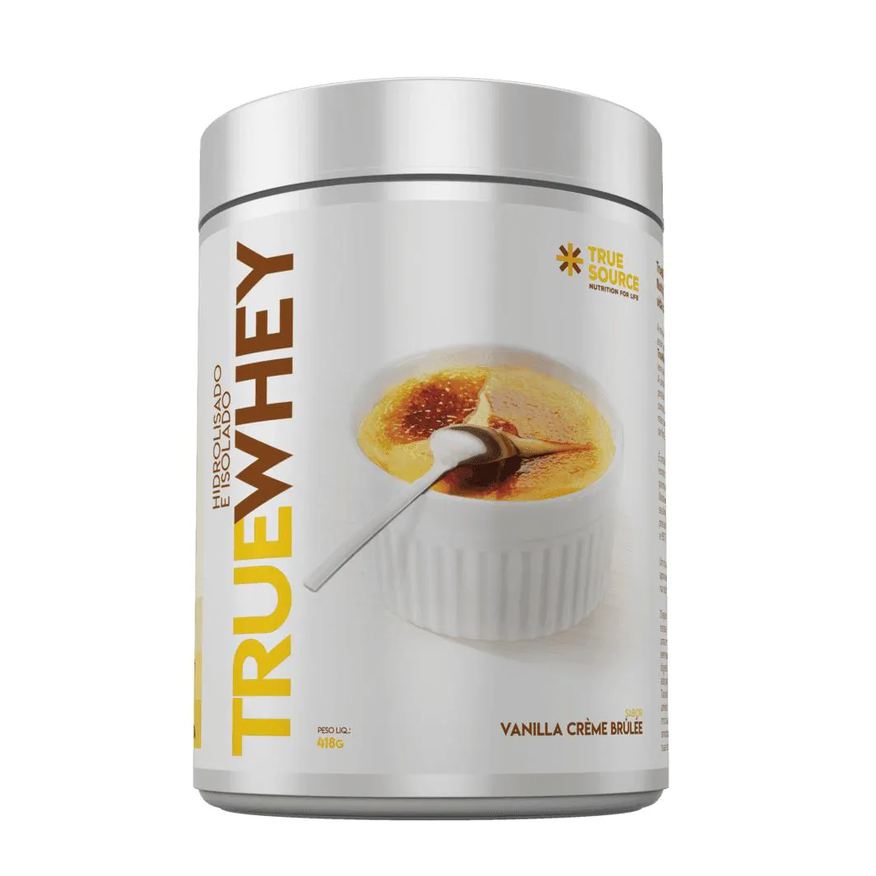 True Proteína Whey Creme Brulee True Source 418g
