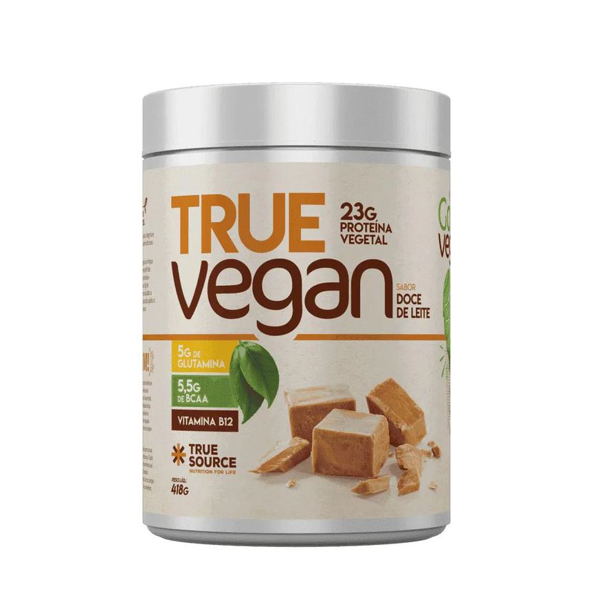 True Proteína Source True Vegan Doce de Leite 418g