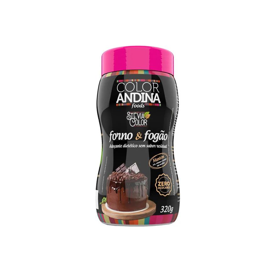 Color Andina ADOçANTE CULINáRIO STEVIA COLOR FORNO E FOGãO 320g