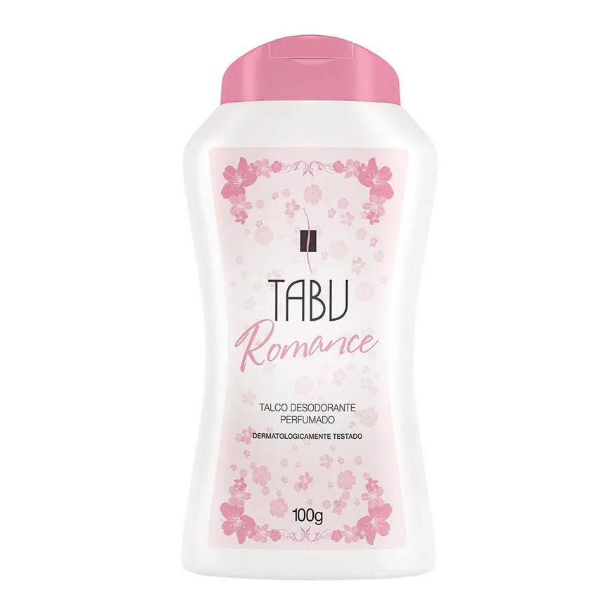 Desodorante Talco Perfumado Tabu Romance Adulto 100g