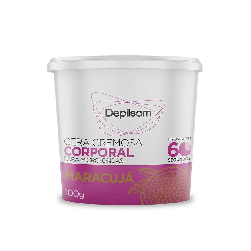 Cremosa Cera Depilsam de Micro-ondas Maracujá 100g