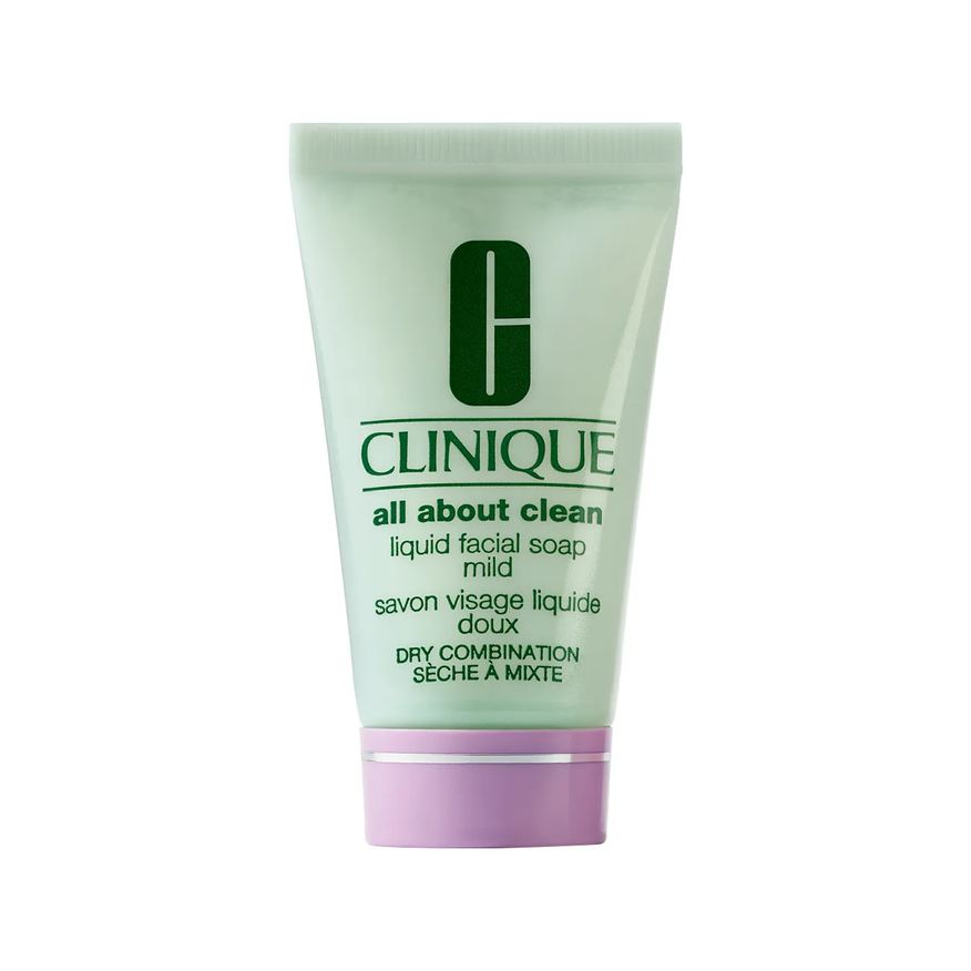 Clinique Sabonete Líquido Facial Pele Seca All About Clean 30ml