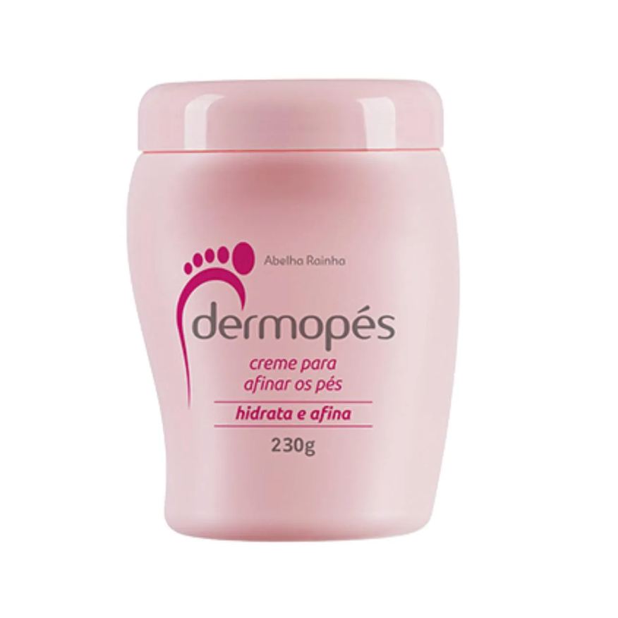 para Creme Afinar os Pés Hidrata e Afina Dermopés Abelha Rainha 230g