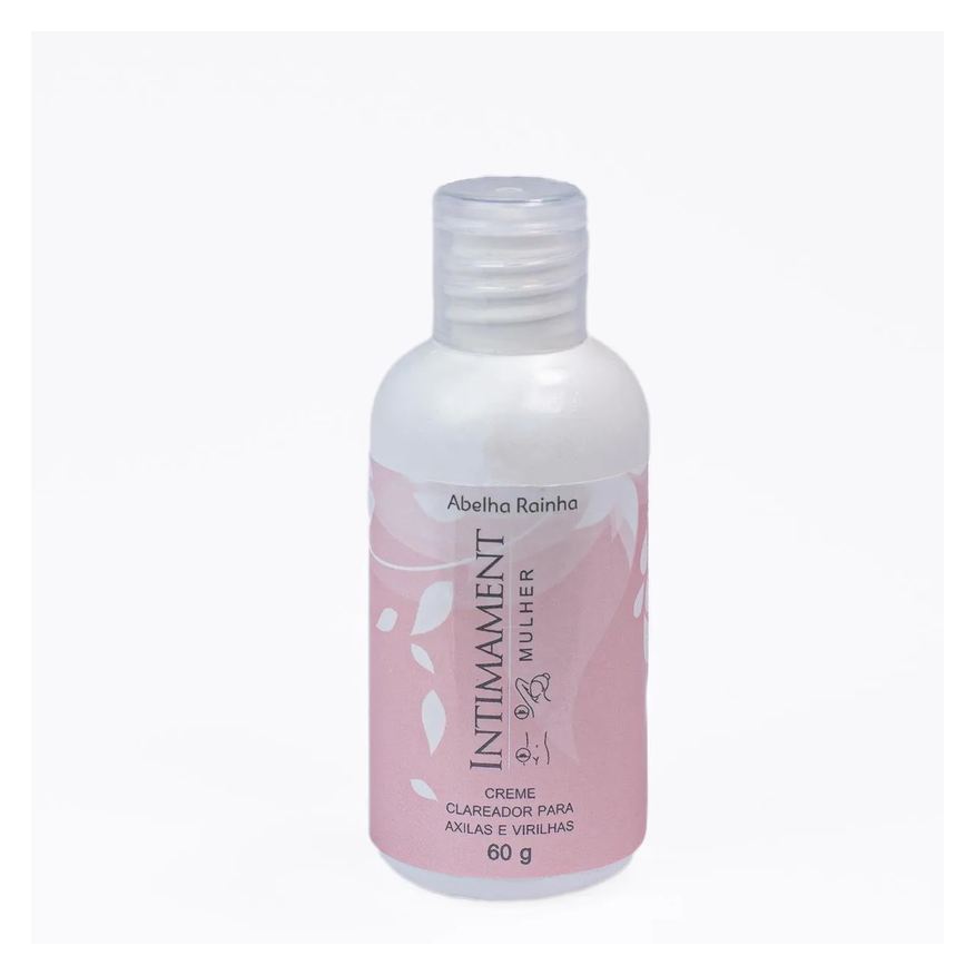abelha rainha Creme clareador para axilas e virilhas intimament mulher 60g