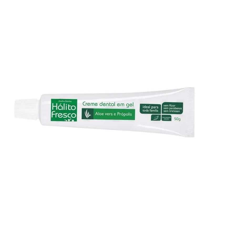 Abelha Rainha Creme Dental Hálito Fresco Aloe Vera e Própolis 50g