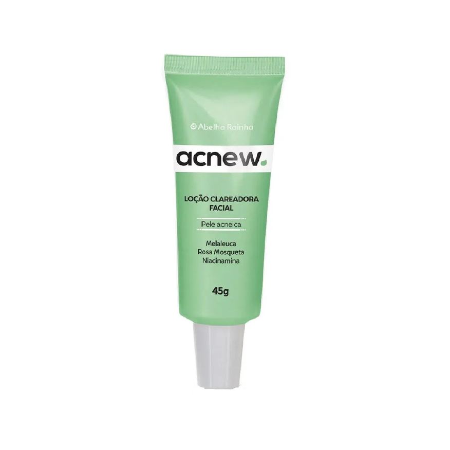 Abelha Rainha Loção Clareadora Facial Antiacne Acnew 45g