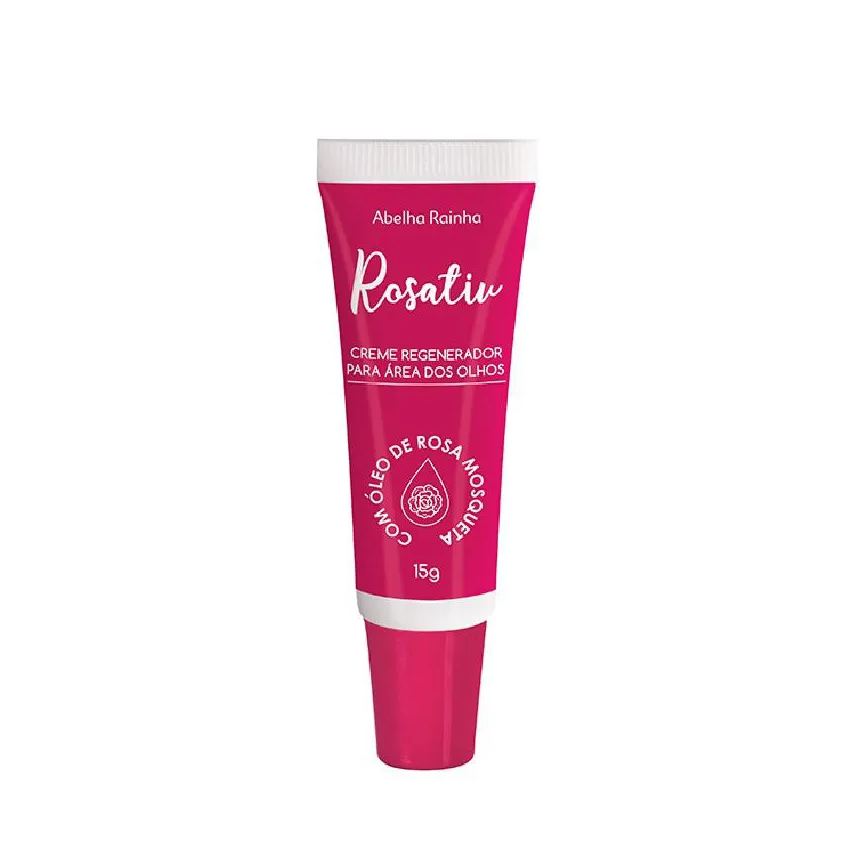 abelha rainha Creme para área dos olhos com óleo de rosa mosqueta rosativ 15g