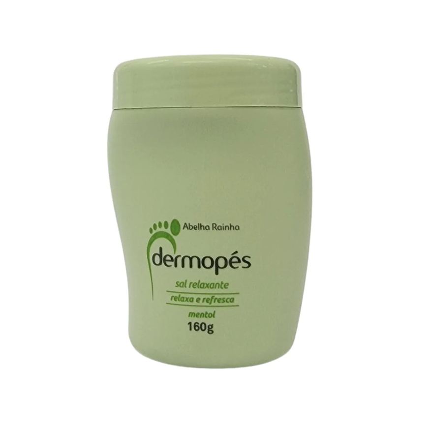 Abelha Rainha Sal Relaxante com Mentol para os Pés Relaxa e Refresca Dermopés 160g
