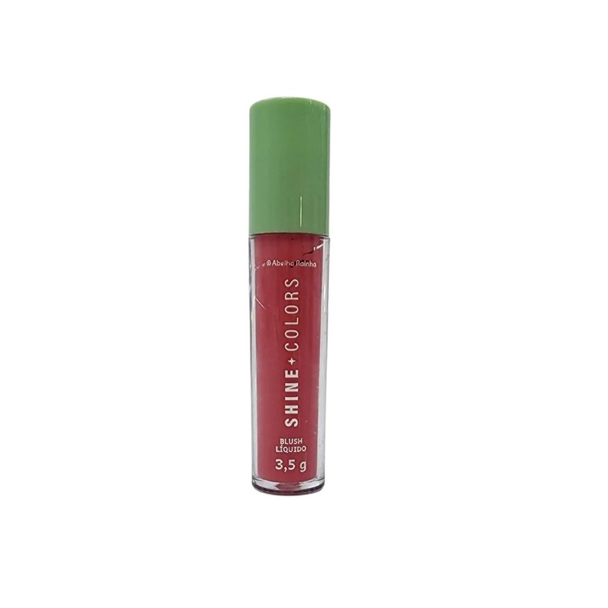 abelha rainha Blush liquido 3 em 1 love pink shine colors 3,5g