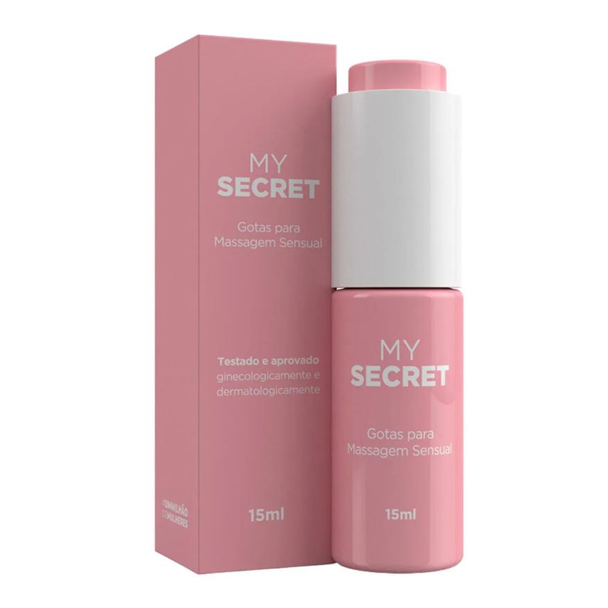 A Sós Gel excitante Feminino em gotas my secret - 15ml