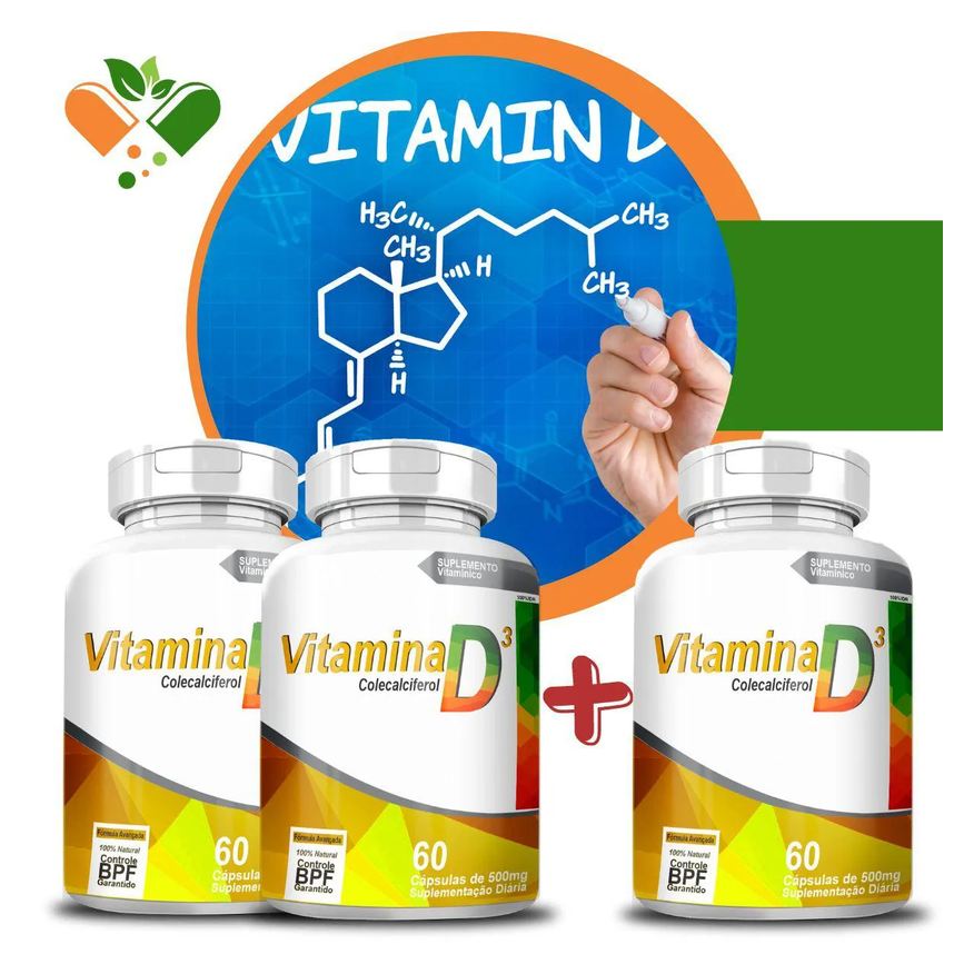 4Elementos Vitamina D 500mg 60 cápsulas