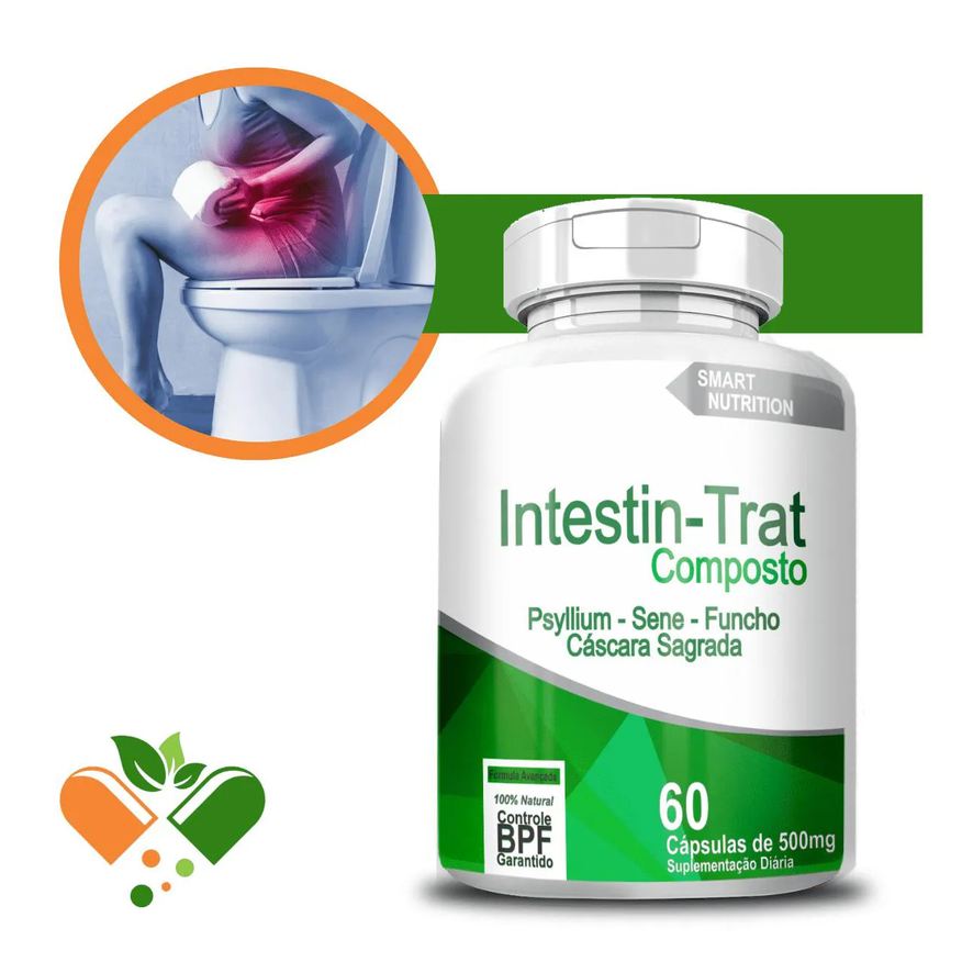 4Elementos Intestin - Trat Composto 500mg 60 cápsulas